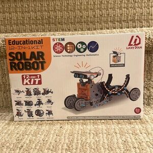 Educational 12 in 1 Solar Robot Kit